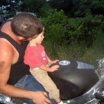 Jackson on Ronnie's Motorcycle Jackson on Ronnie's Motorcycle