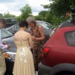Decorating the Car Decorating the Car