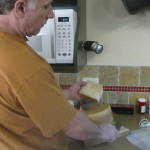 Mark Cutting Cheese