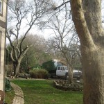 with the Godzilla truck and chipper